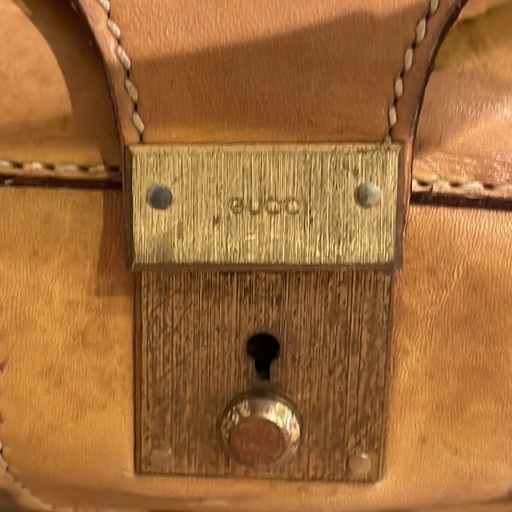 GUCCI VINTAGE large suitcase - Picture 2 of 16